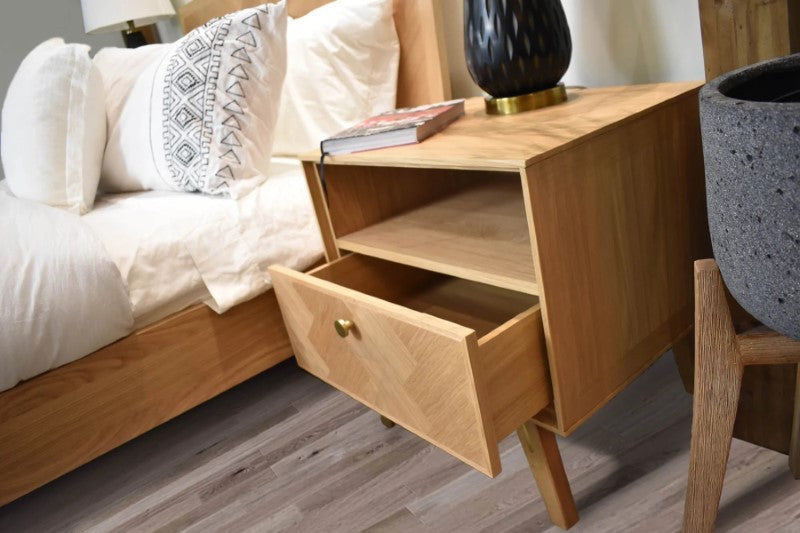 L.H. Imports Colton Nightstand - Natural