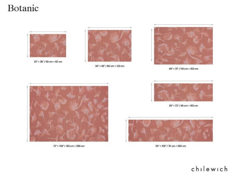 Chilewich Botanic Woven Floor Mat, Inidgo