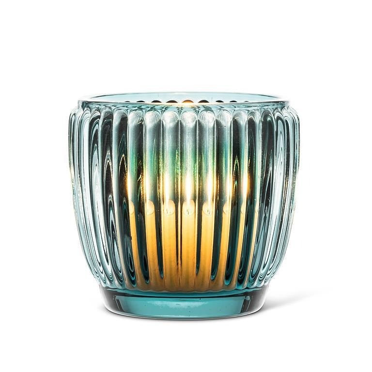 Ribbed Votive Candle Holders, 3&quot;H