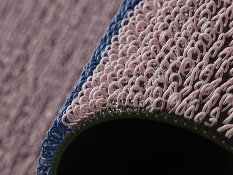 Chilewich Duo Stripe Shag Mat, Berry