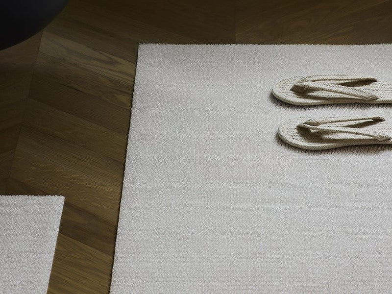 Chilewich Solid Shag Mat, Super White