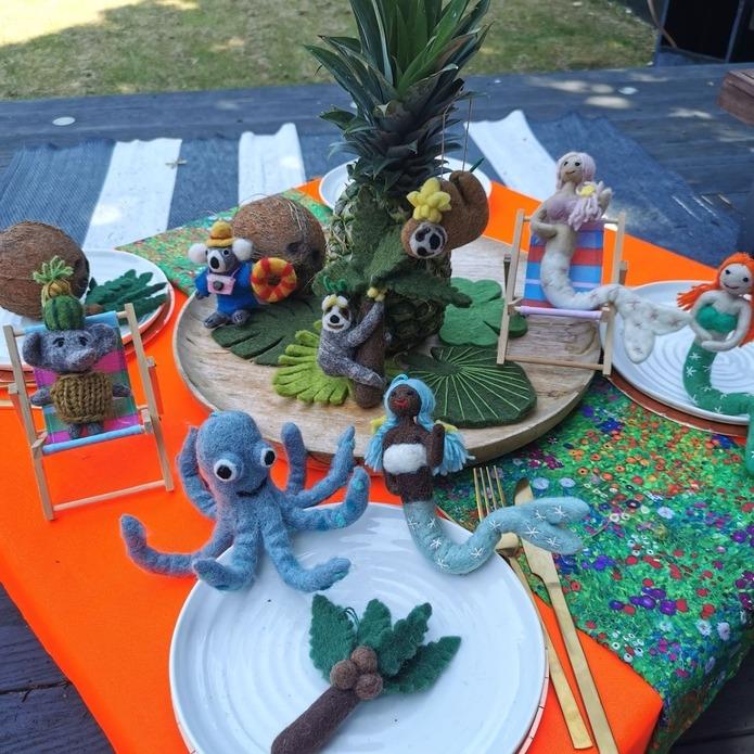 Ollie The Octopus Handmade Ornament