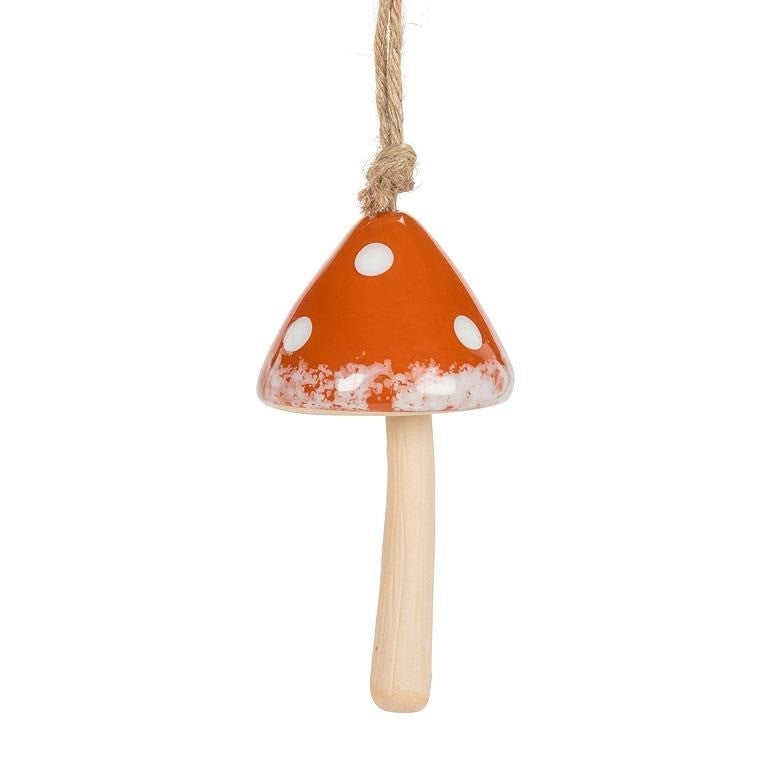 Small Dotted Mushroom Bell, 4.5&quot;H