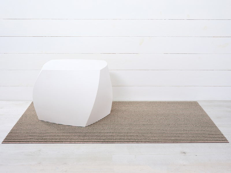 Chilewich Breton Stripe Shag Mat, Malibu