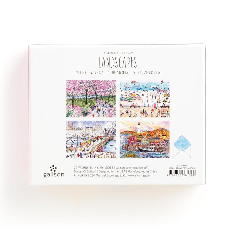 Michael Storrings Landscapes Blank Greeting Card Assortment, Box of 16