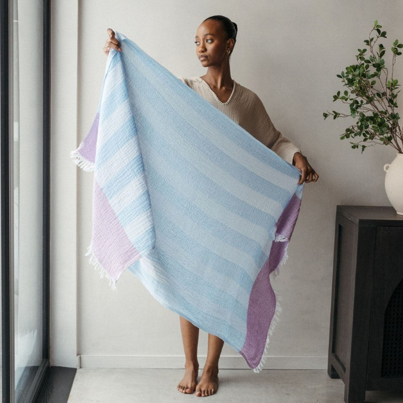 Pokoloko Boardwalk Towel - Blue Lilac