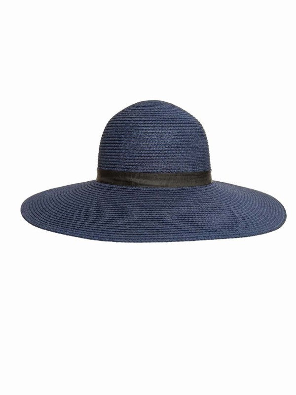 Large-Brimmed Floppy Sun Hat with Ribbon Bowknot
