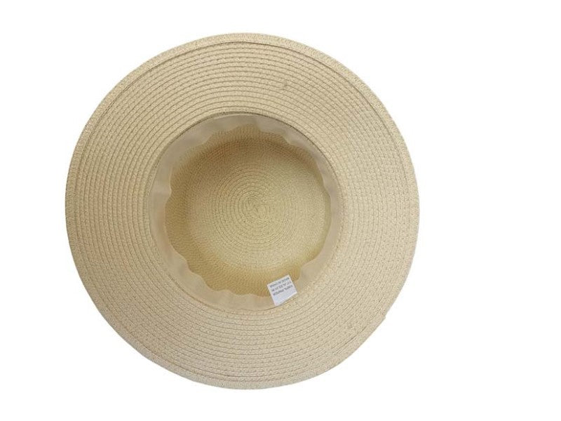 Straw French Boater Hat