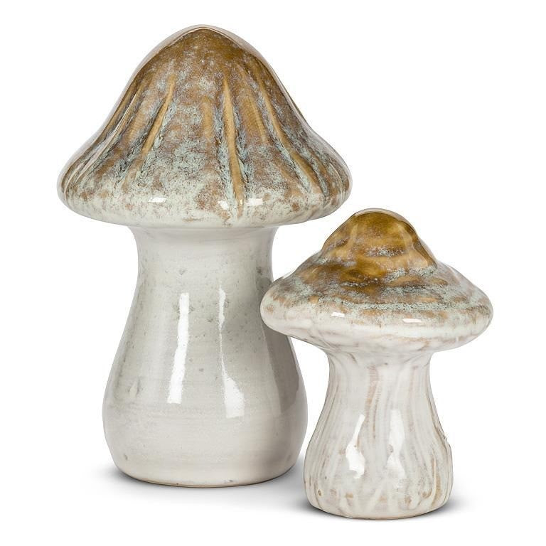 Porcelain Mushroom Figurine