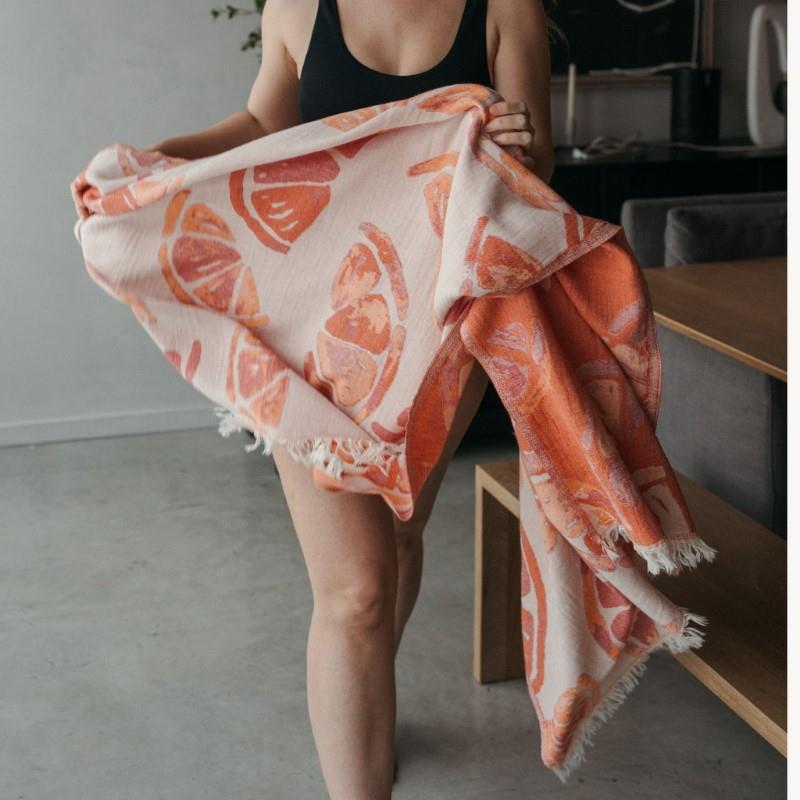 Pokoloko Orange Wedges Towel