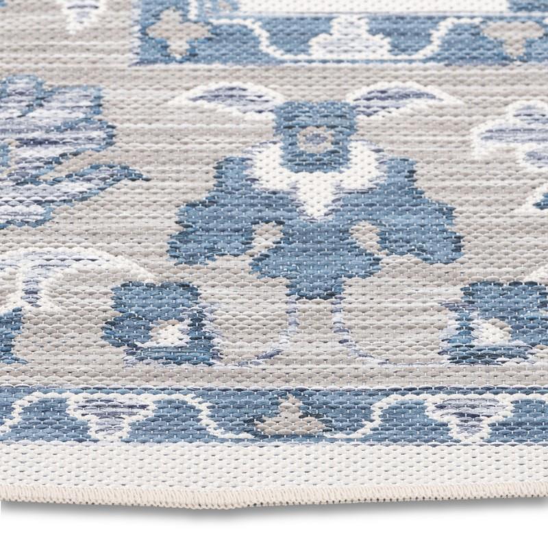 Marbella Blue/Grey Outdoor Rug