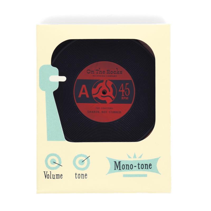 Vinyl Record Coasters, Set of 6