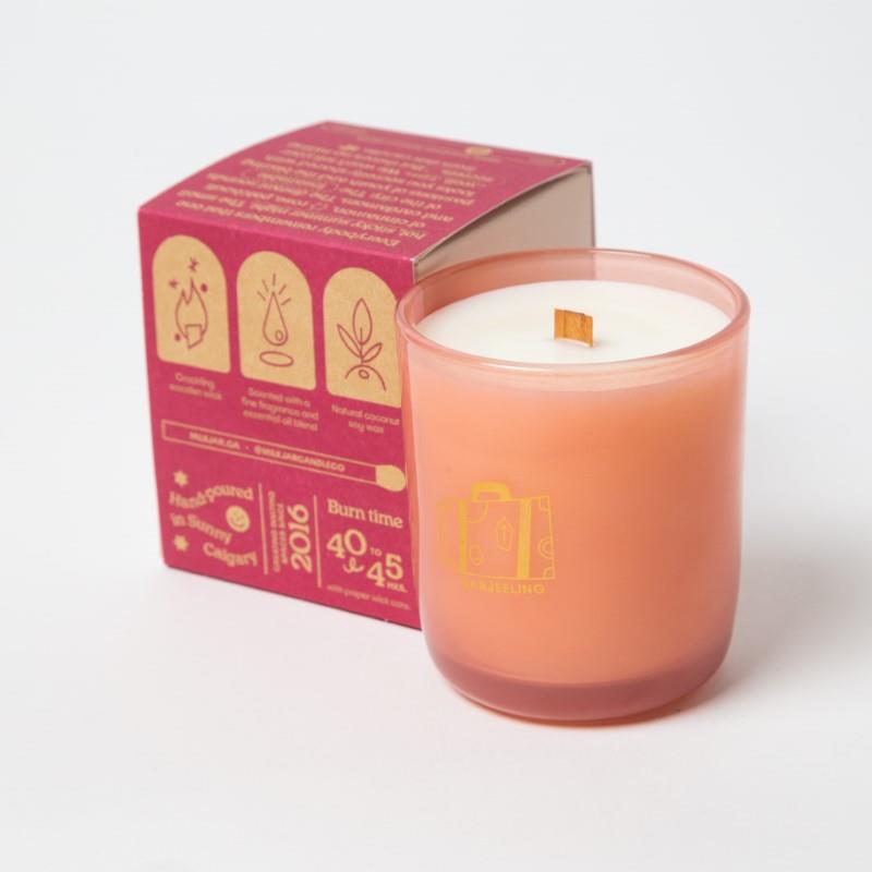 Darjeeling - Patchouli &amp; Santal Coconut Soy 8oz Candle