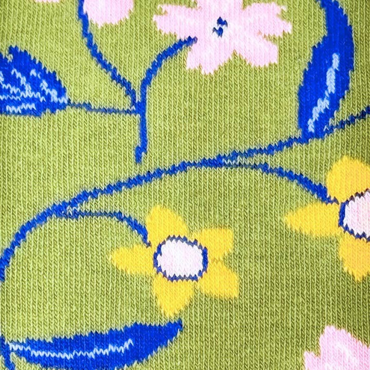 Flower Vine Socks - Sm