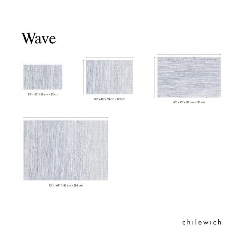 Chilewich Wave Woven Floor Mat, Tiger Eye