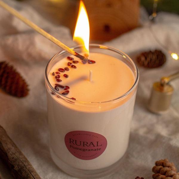 Pomegranate Classic Glass Candle