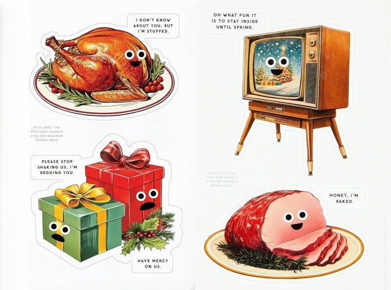 Googly &amp; Bright Holiday Sticker Book