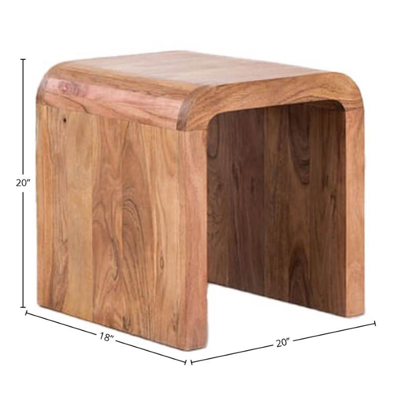 Freeform Curve Side Table