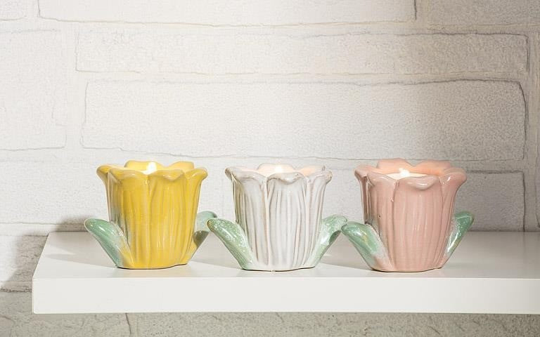 Tulip Taper Candle Holder