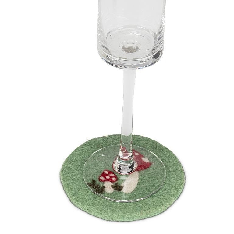 Mushroom Coaster, 4"D