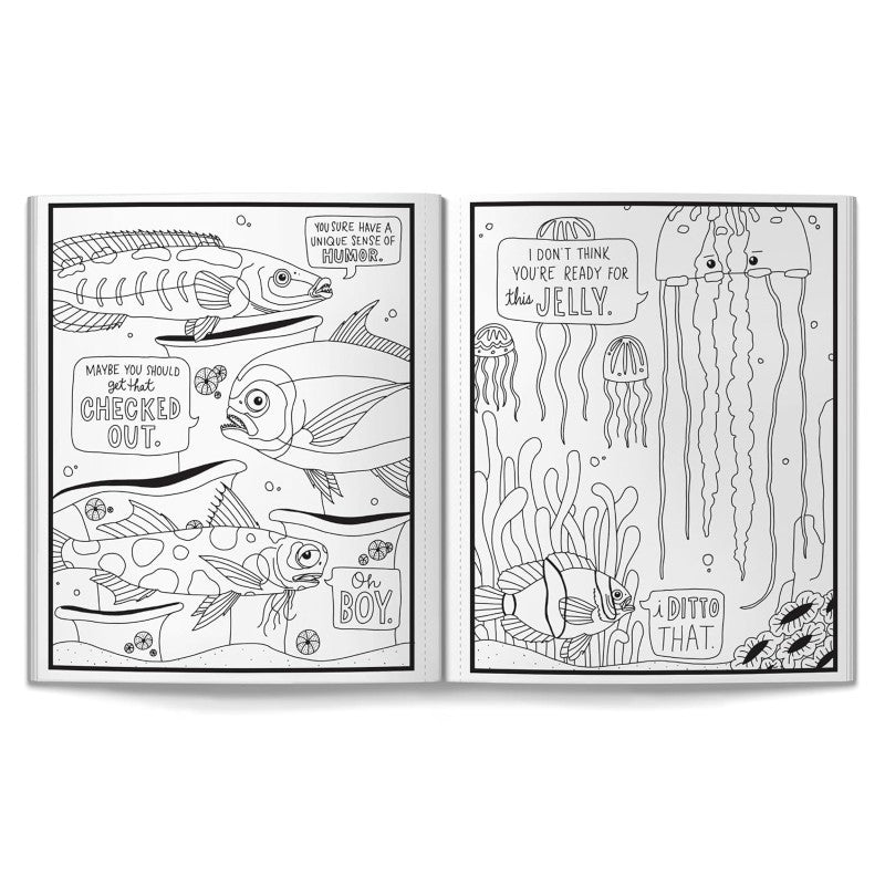 Judgy Fish Coloring Book