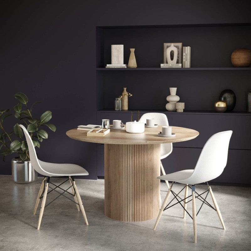 Kenzo Cylinder 47" Round Dining Table