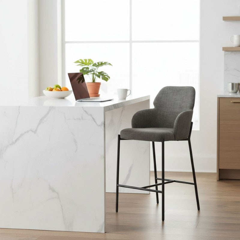 Allegra Counter Stool - Graphite