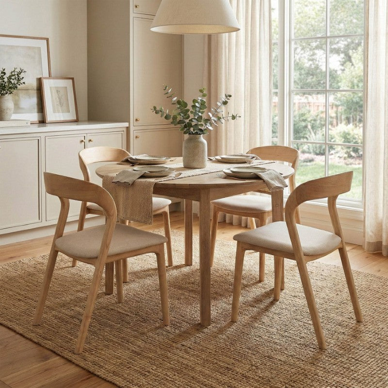 Rotondo Dining Chair - Natural Frame