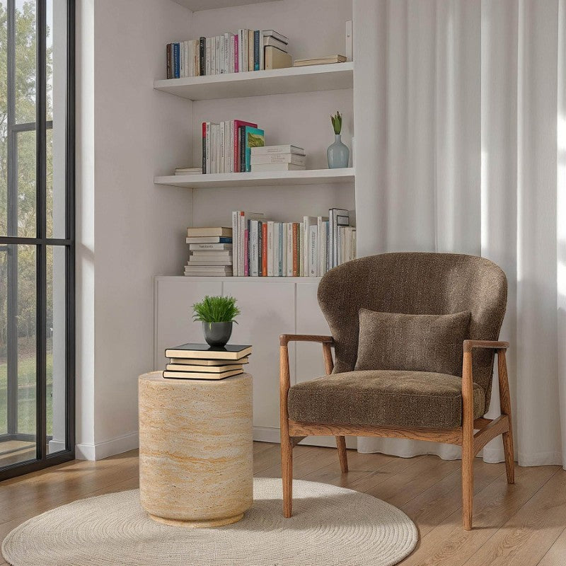 Rhodes Club Chair - Nettle - Moss Danforth