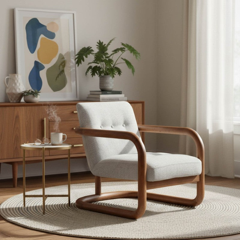 Curbside Club Chair - Ivory
