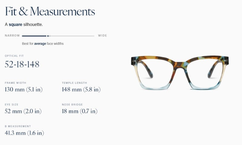 Birdie Blue Quartz Colourblock — Blue Light Reading Glasses
