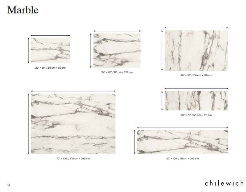 Chilewich Marble Woven Mat, Gold
