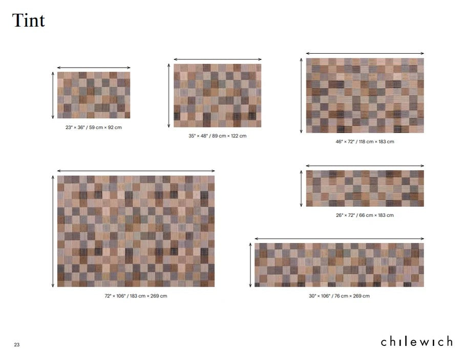 Chilewich Tint Woven Mat, Mink
