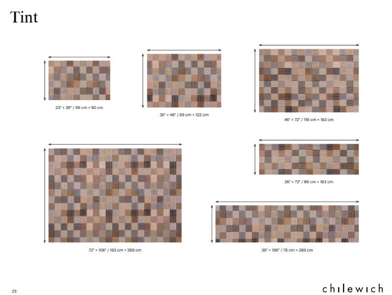 Chilewich Tint Woven Mat, Opal