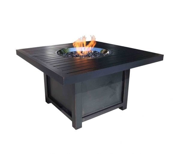 Monaco 42&quot;W x 42&quot;D x 24&quot;H Outdoor Square Firepit