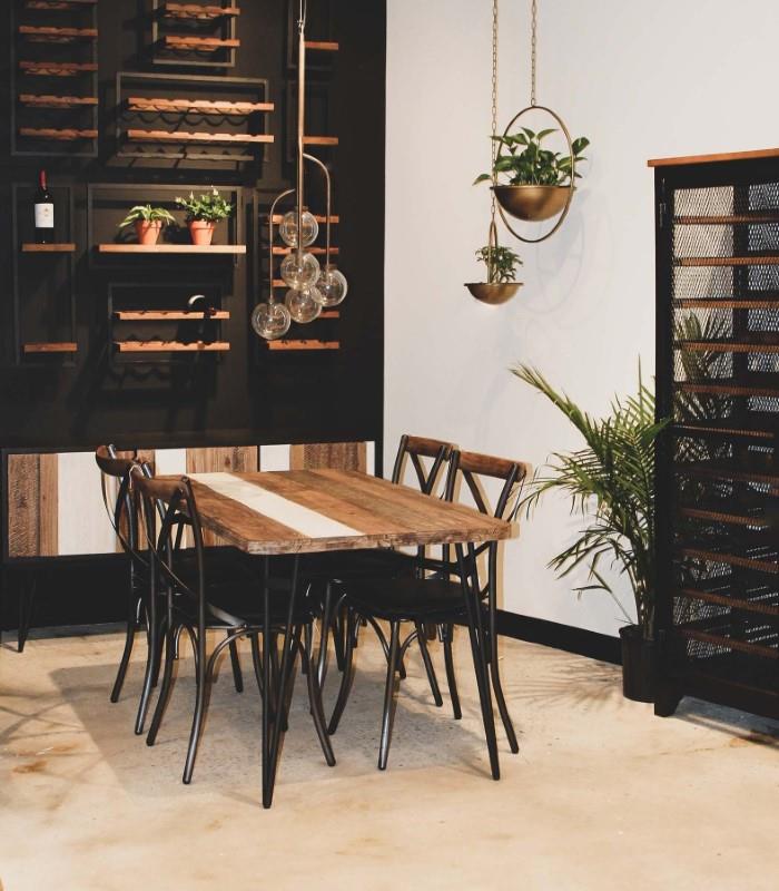 Noir Havana Dining Table 59&quot;