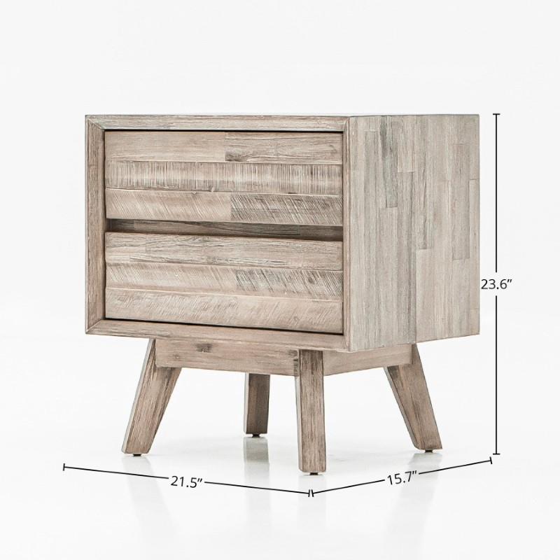 Gia 2-Drawer Nightstand