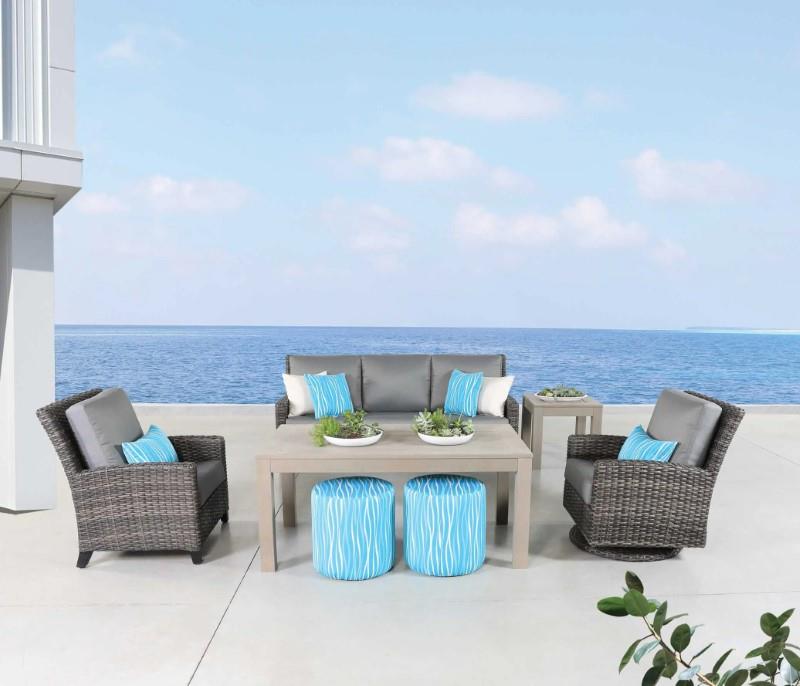 Chateau 60" x 29" Outdoor Casual Dining Table