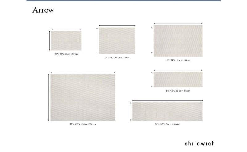 Chilewich Arrow Woven Floor Mat, Sapphire