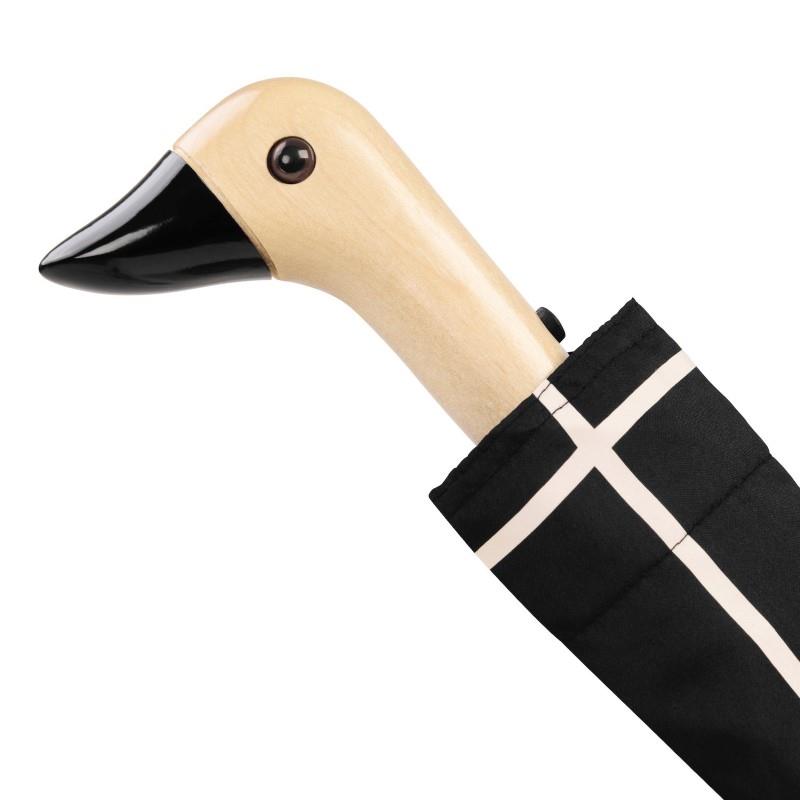Duckhead Black Grid Eco-Friendly Umbrella