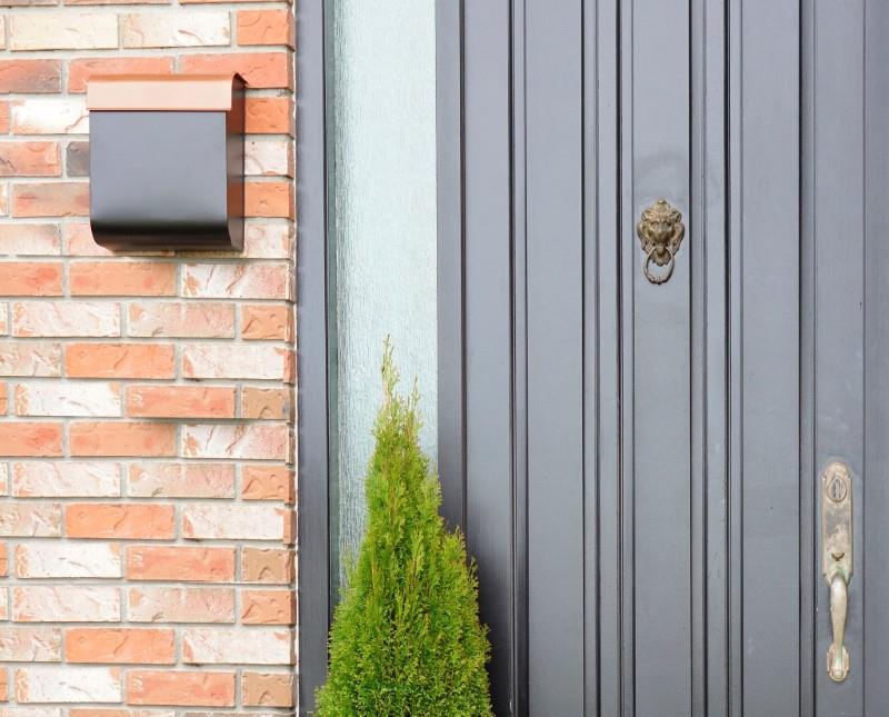 Dominion Iron Black/Copper Mailbox