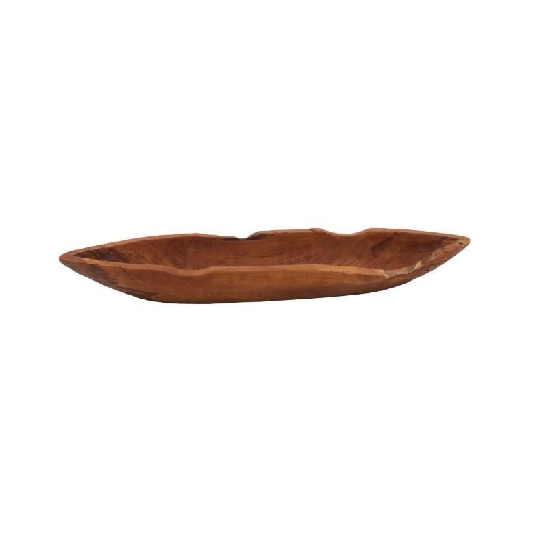Natural Teak Boat Tray