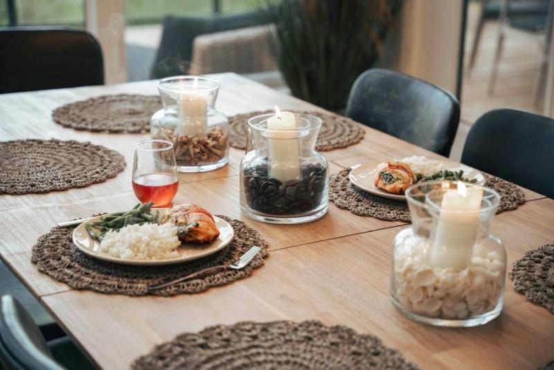 Gia Small Extension Dining Table 55/71” - Light Driftwood