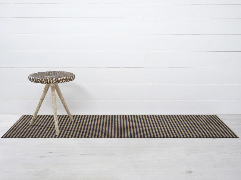 Chilewich Breton Stripe Shag Mat, Coast
