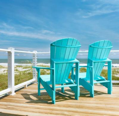 C.R. Plastics Upright Muskoka Chair - Moss Danforth