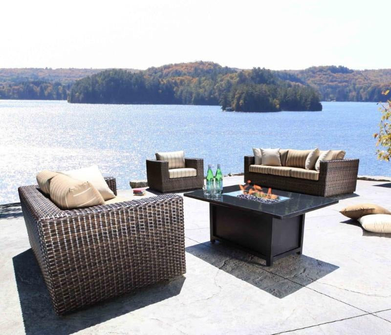 Louvre 24&quot; Outdoor Square Side Table