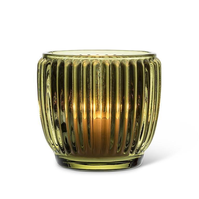 Ribbed Votive Candle Holders, 3&quot;H
