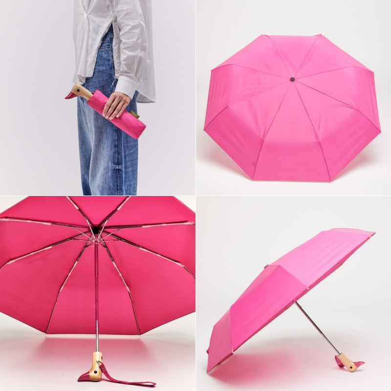 Duckhead Solid Eco-Friendly Compact Umbrella