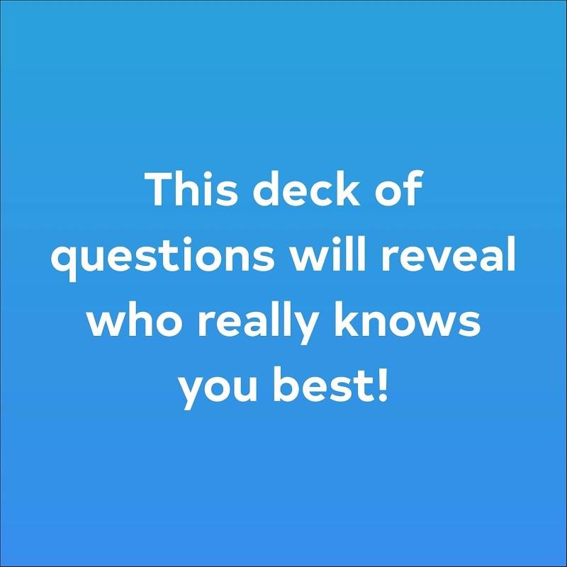 After Dinner Amusements: How Well Do You Know Me?