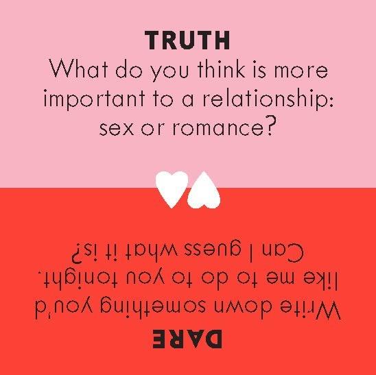 After Dinner Amusements: Truth or Dare for Couples